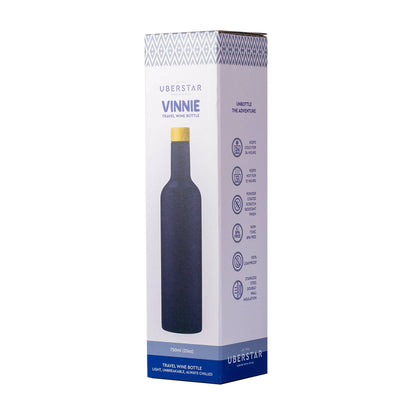 Travel Wine Bottle (White) - 750ml (25oz)