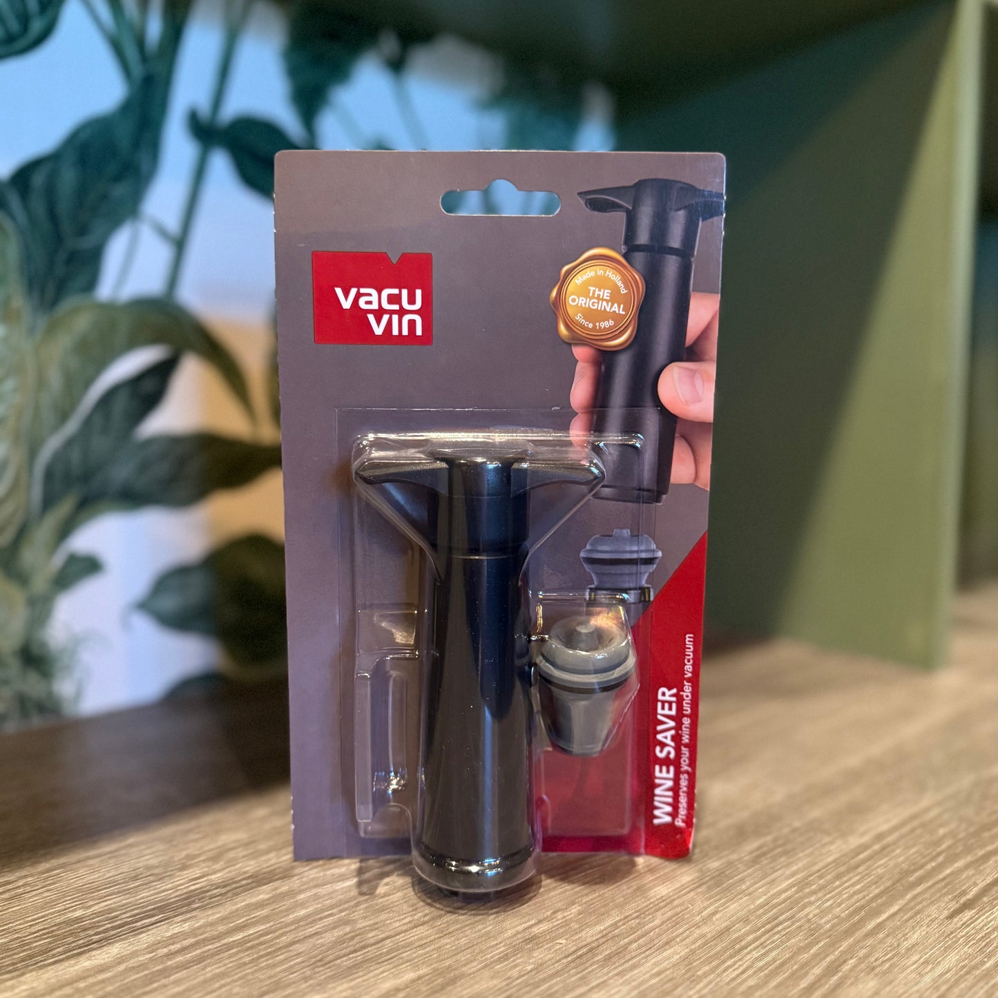 Vacu Vin Black Wine Saver