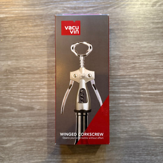 Vacu Vin Winged Silver Corkscrew