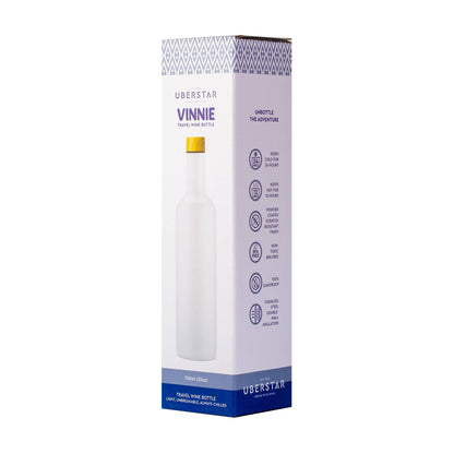 Travel Wine Bottle (White) - 750ml (25oz)