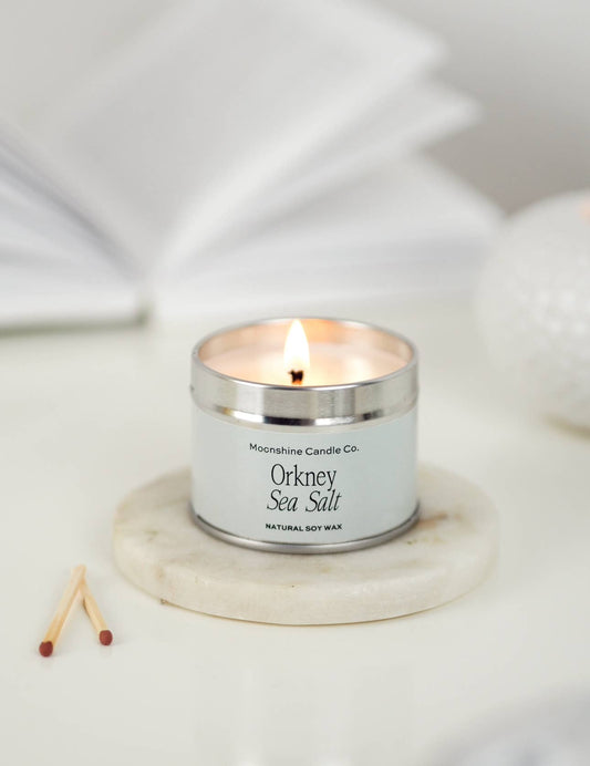Luxury Vegan Soy Candle - Orkney Sea Salt