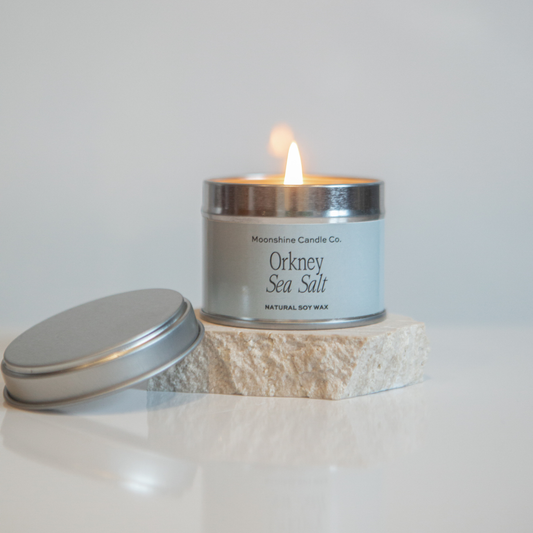 Luxury Vegan Soy Candle - Orkney Sea Salt
